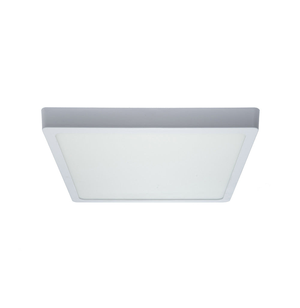 PANEL LED CUADRADO 24W PARA SOBREPONER LUZ CÁLIDA 3000K IP20