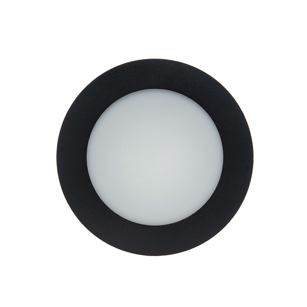EMPOTRABLE 16W NEGRO, LUZ NEUTRA, PARA BOTE INTEGRAL,1760LM