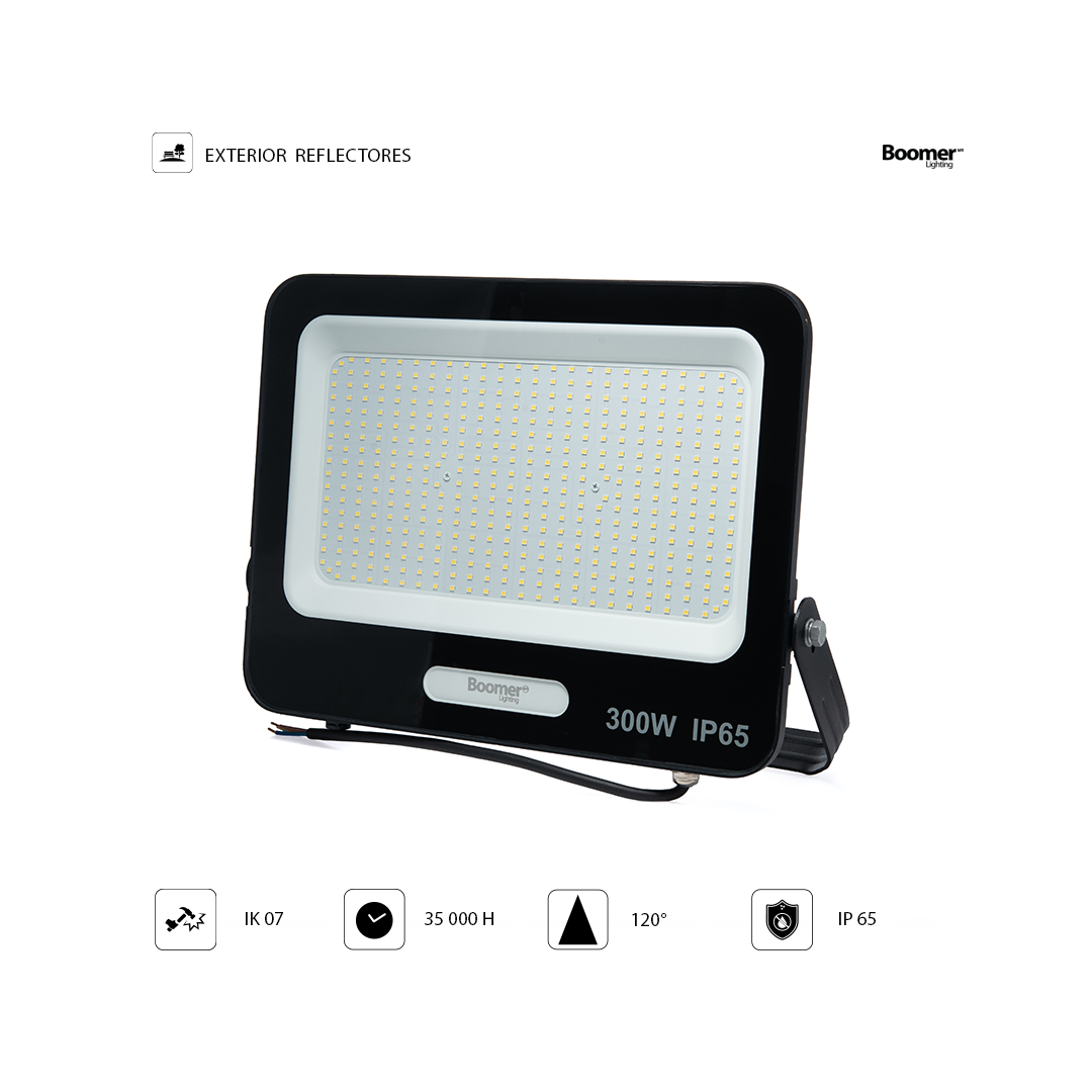 REFLECTOR LED PROYECTOR STD 300W, 6500K, 30,000 LM, IP65 IK07