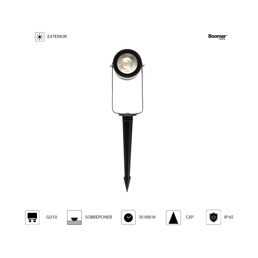LÁMPARA PARA JARDÍN TIPO ESTACA SCOPE A, 8 W, LUZ FRÍA, IP65
