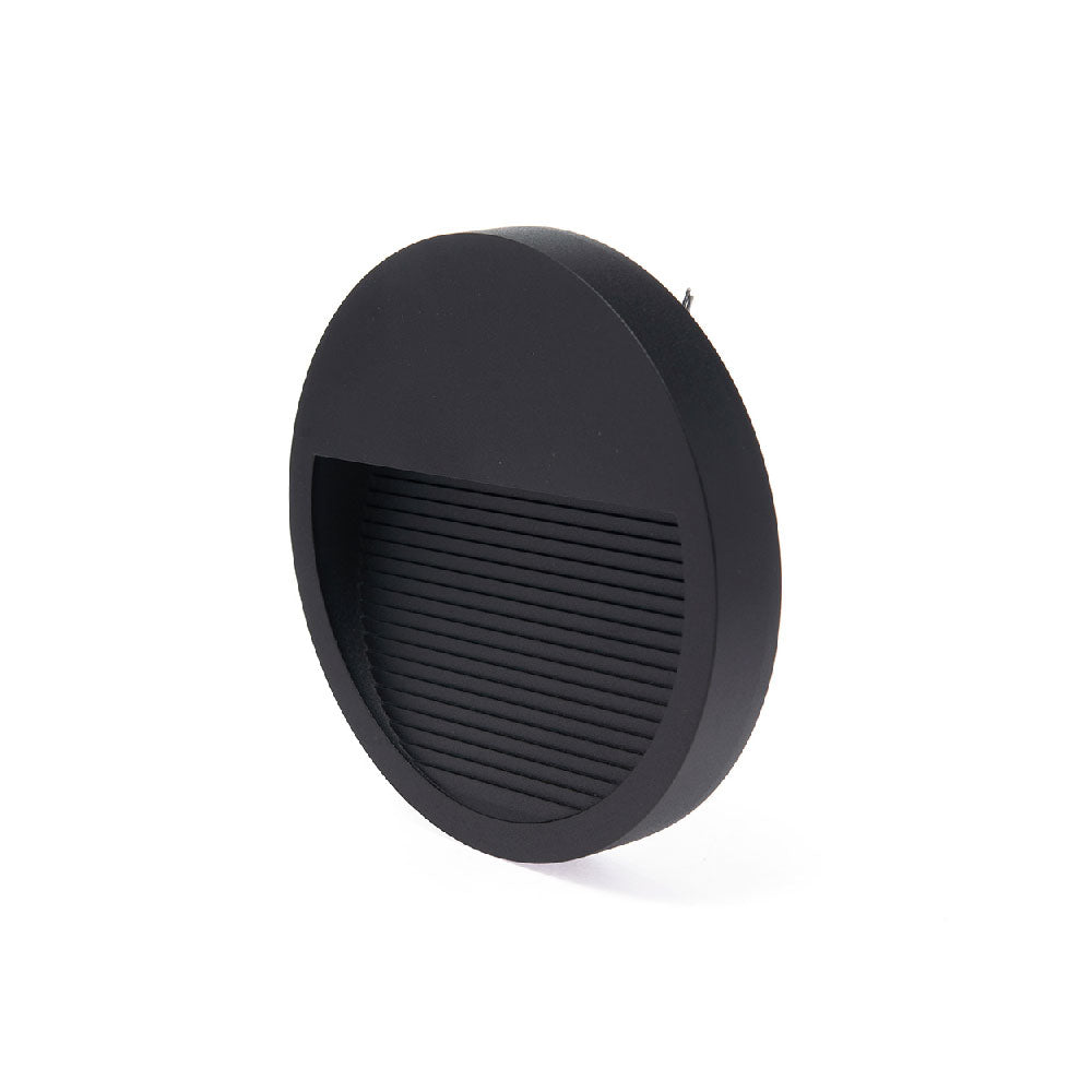 LÁMPARA DE CORTESÍA SOBREPONER NEGRO R6, 6W, 3000K, IP65