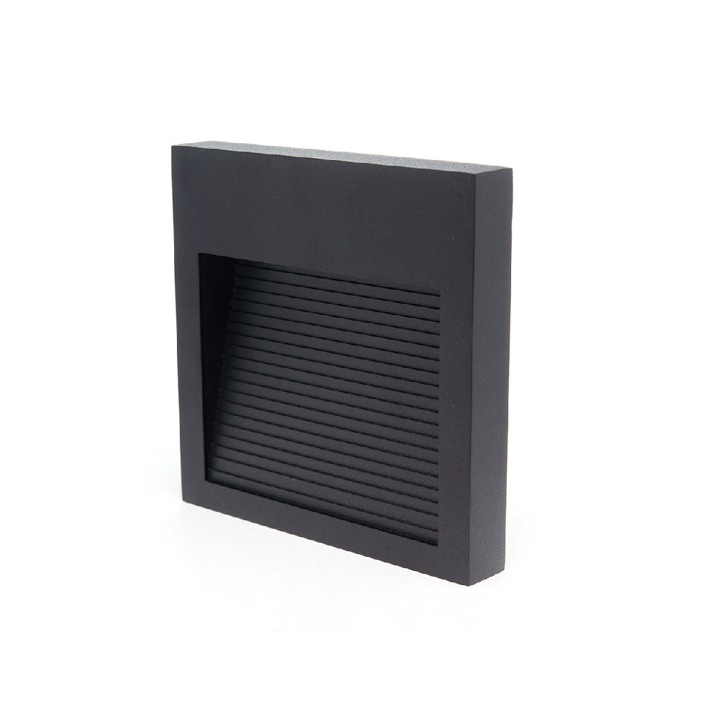 LÁMPARA DE CORTESÍA SOBREPONER NEGRO S6, 6W, 3000K, IP65