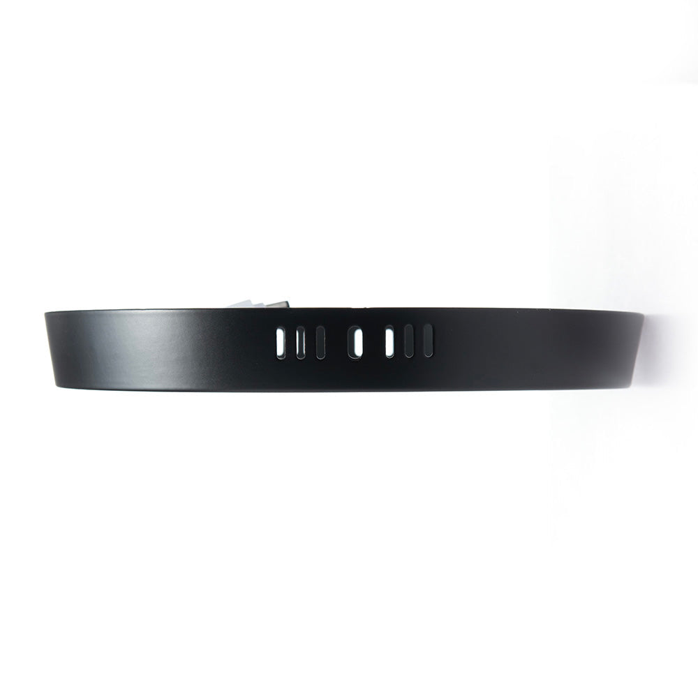 PANEL LED REDONDO NEGRO DE LUZ CÁLIDA 18W 1100LM PARA INTERIOR