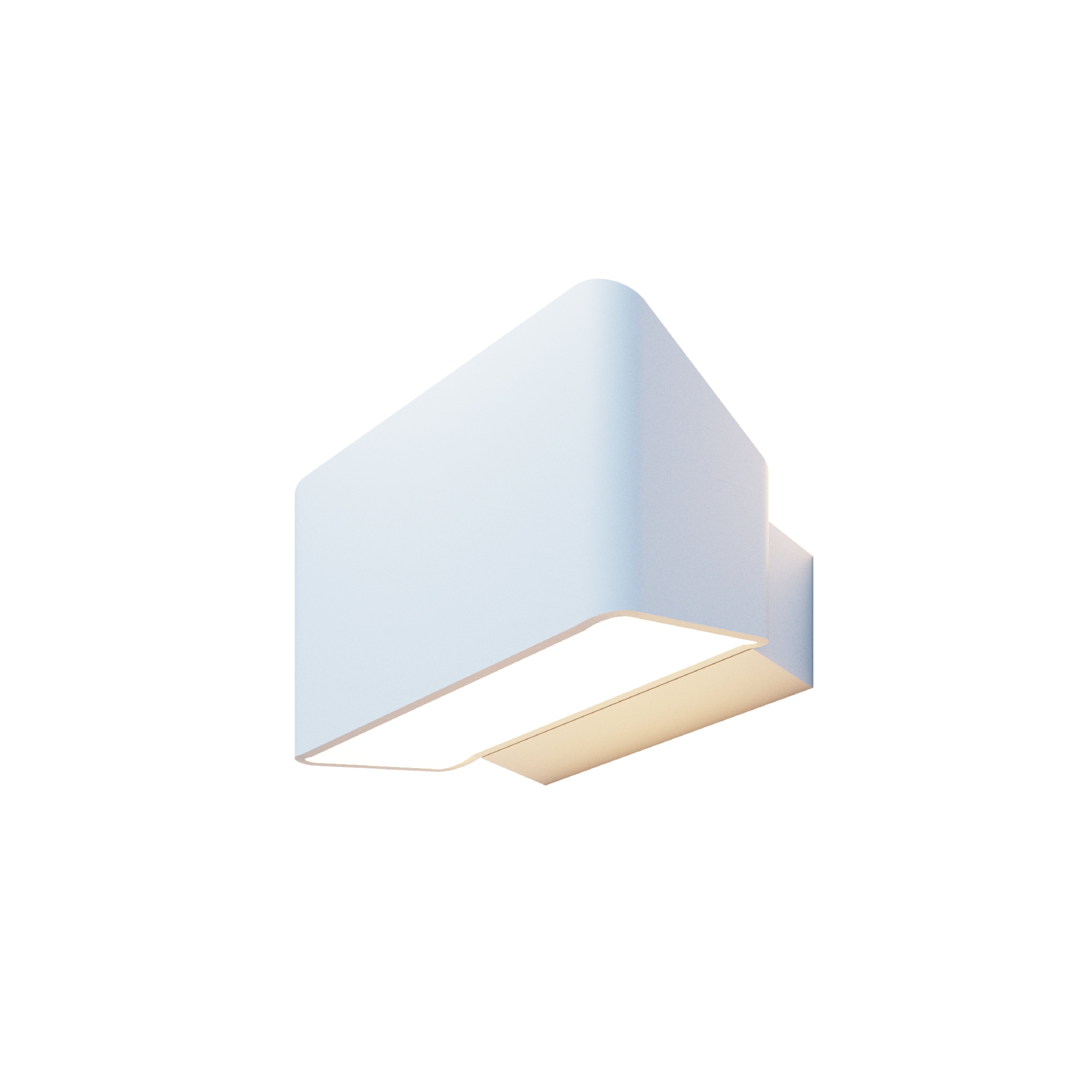 LÁMPARA ARBOTANTE BOX BLANCO, 3W, LUZ CÁLIDA, INTERIOR